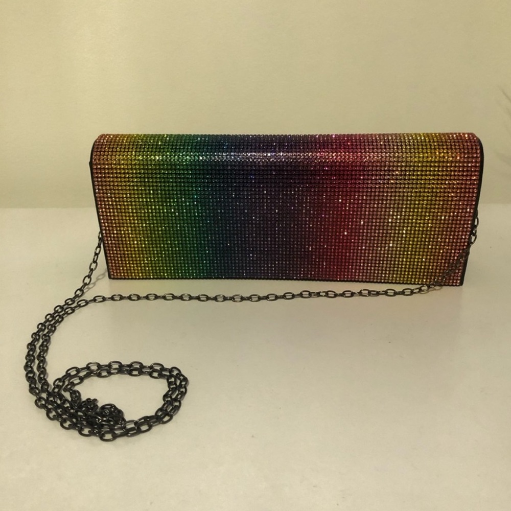 Unicorn Rhinestone Clutch